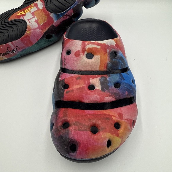 KEEN Women's Yogui Arts Garcia New York at Night Tie Dye Clogs Mules Size 6 - Picture 10 of 14